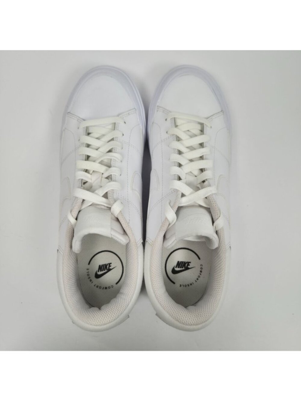 Nike Court Legacy Lift Women's Triple White Athletic Shoes DM7590-101 US Size 10 - Picture 5 of 8